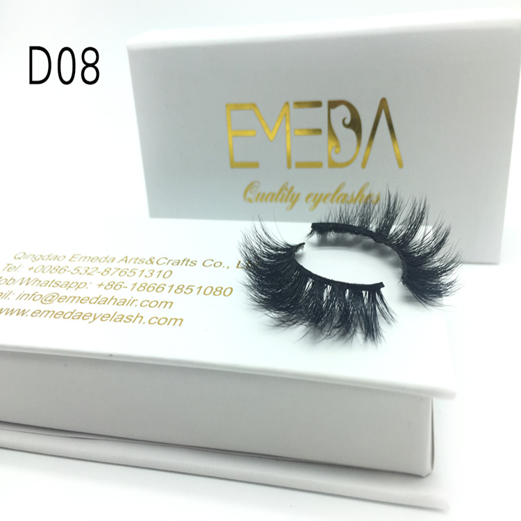 100% Siberian Real Mink Furs Eyelashes,Strips Individual 3D Mink Eyelash Wholesale Supplies YH018
